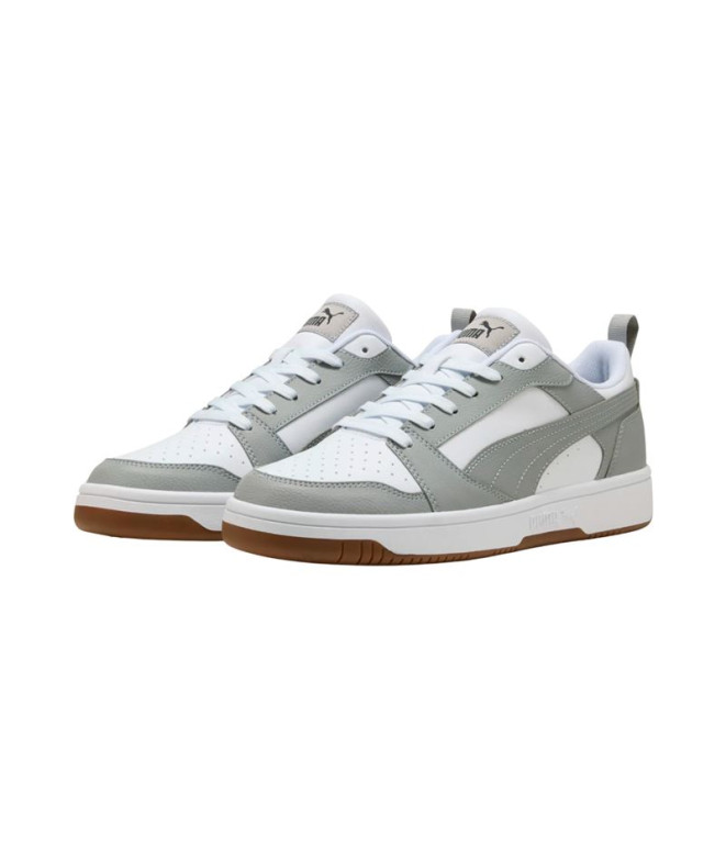 Sapatilhas Puma Rebound V6 Low, Branco-Cinza...