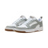 Chaussures Puma Rebound V6 Low, Blanc-Gris Écho-, Unisexe