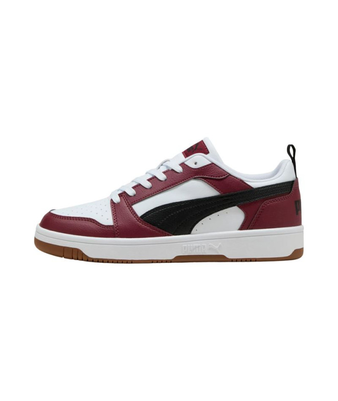 Sapatilhas Puma Rebound V6 Low, Branco- Preto,...