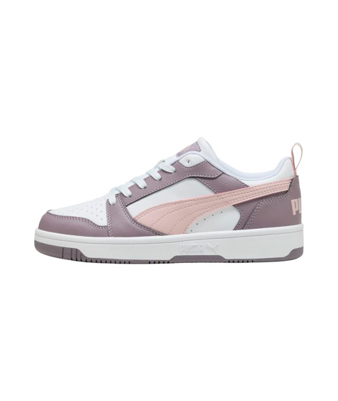 Sapatilhas Puma Rebound V6 Low, Branco-Mauve...
