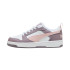 Chaussures Puma Rebound V6 Low, Blanc-Mauve Mes Unisexe
