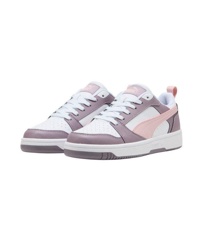 Sapatilhas Puma Rebound V6 Low, Branco-Mauve...