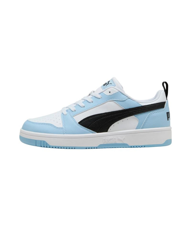 Sapatilhas Puma Rebound V6 Low, Branco- Preto,...