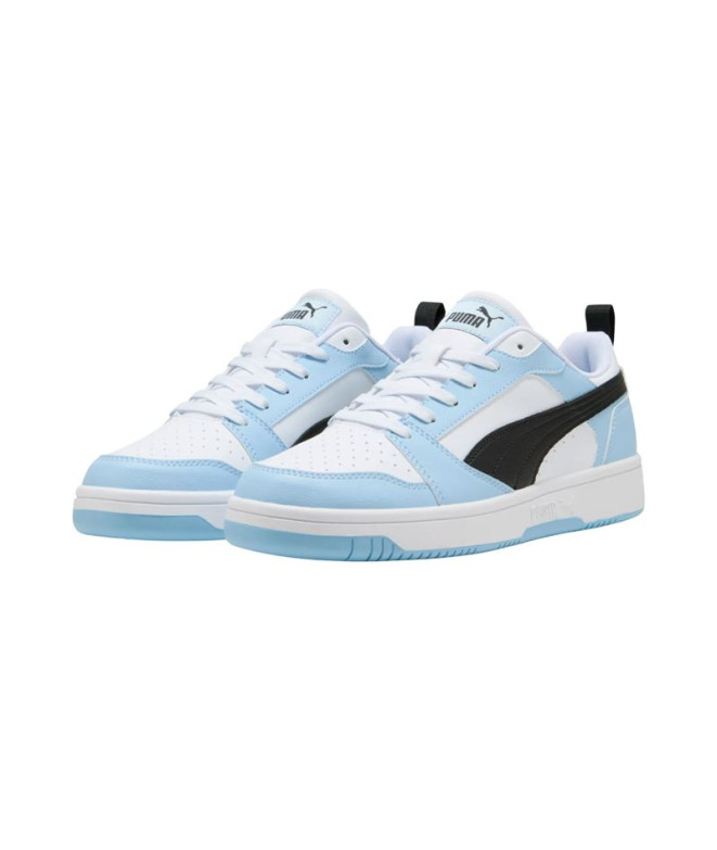Sapatilhas Puma Rebound V6 Low, Branco- Preto,...