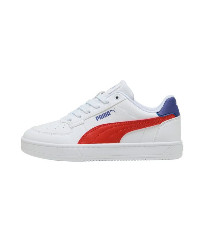 Chaussures Puma Caven 2.0, Blanc Rouge Fir, Enfant