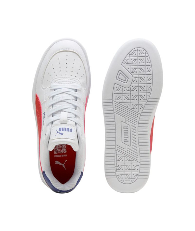 Sapatilhas Puma Caven 2.0, Branco Vermelho Fir,...