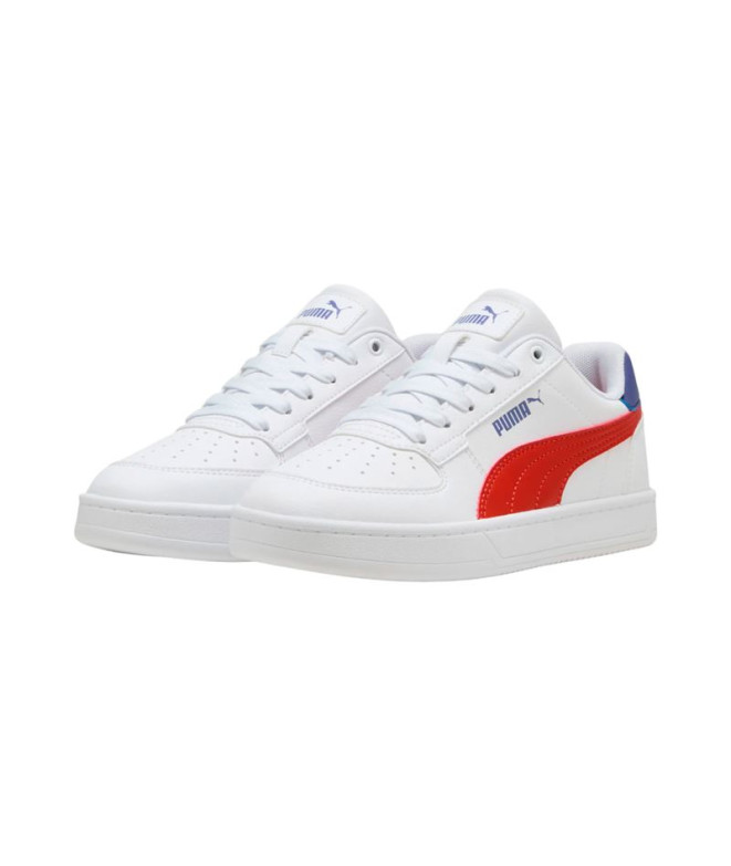 Chaussures Puma Caven 2.0, Blanc Rouge Fir, Enfant