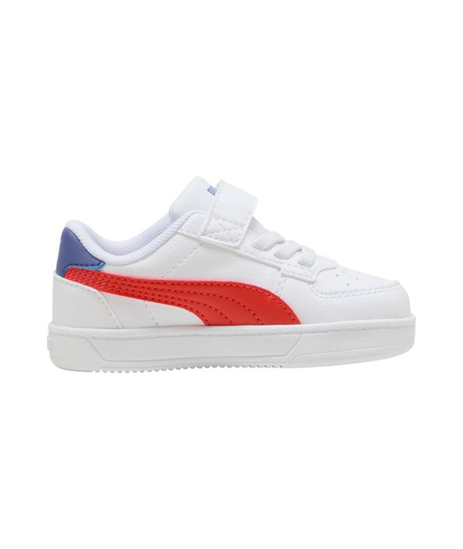Sapatilhas Puma Caven 2.0 Ac+ I, Branco Vermelho, Menino