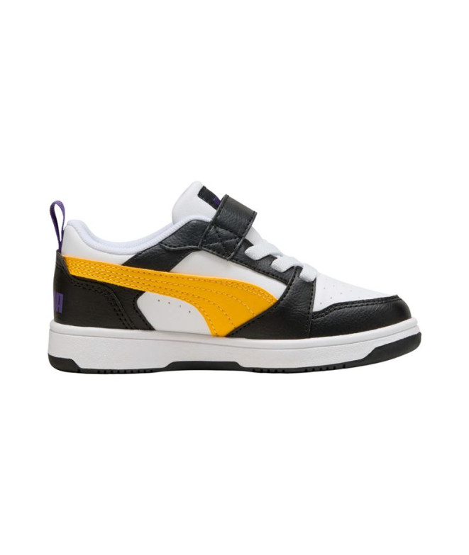 Chaussures Puma Rebound V6 Lo A, Noir Ye, Enfant