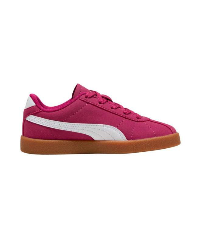 Chaussures Puma Club Ii Ps, Berry- White, Enfant