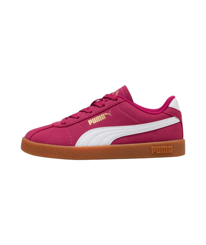 Chaussures Puma Club Ii Ps, Berry- White, Enfant