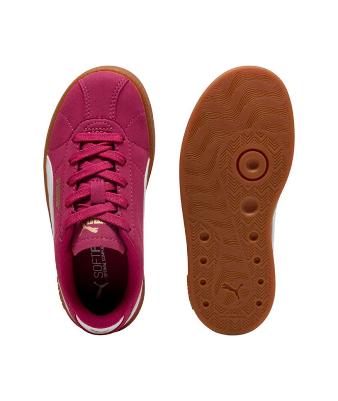 Chaussures Puma Club Ii Ps, Berry- White, Enfant
