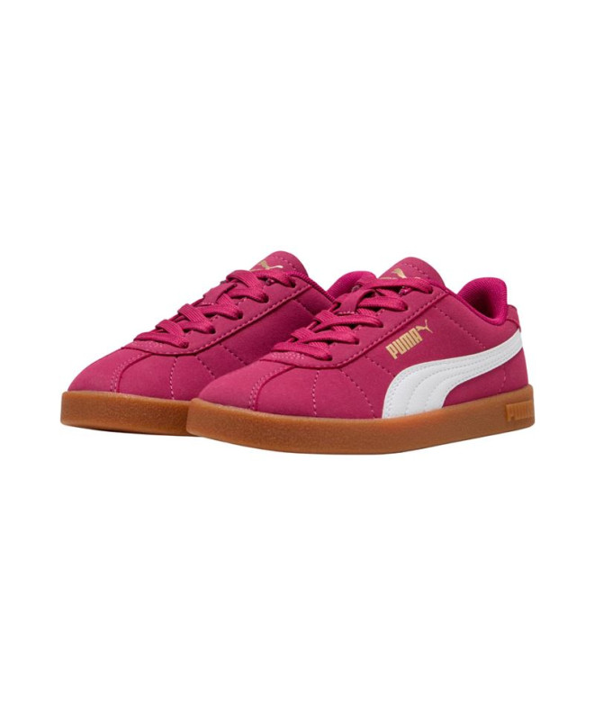 Sapatilhas Puma Club Ii Ps, Berry- White, Infantil