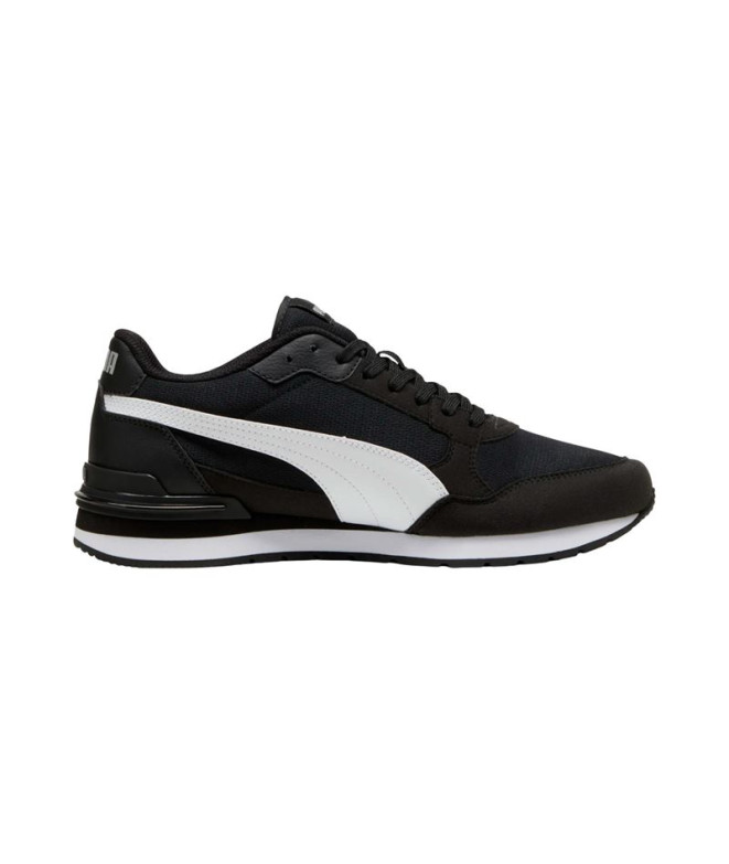 Chaussures Puma St Runner V4 Mesh, Noir- Blanc, Unisexe