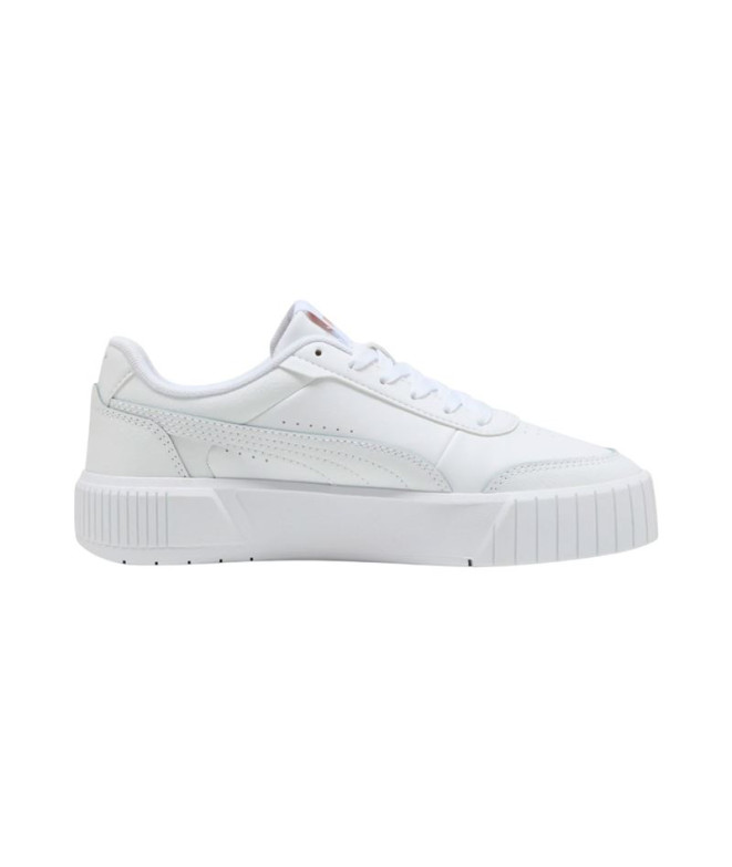 Chaussures Puma Carina Mia, Blanc - Or, Femme