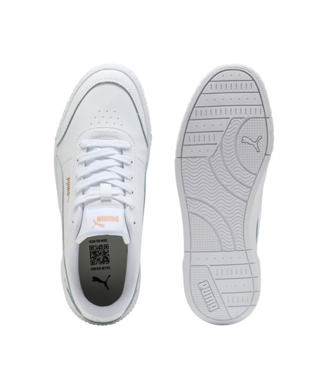 Sapatilhas Puma Carina Mia, Branco - Ouro, Mulher