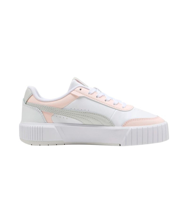 Chaussures Puma Carina Mia, Blanc-Gris Plume, Femme