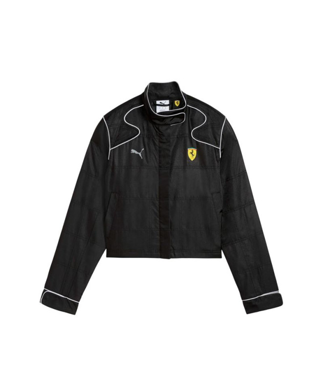 Casaco Puma Ferrari Premium Wmn Black Mulher