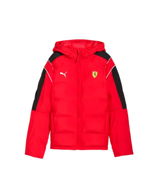 Veste Puma Ferrari Sportswear K,Rosso Corsa, Enfant