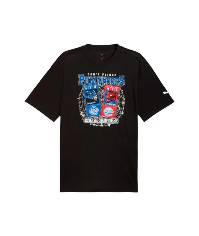 T-shirt de Basket-ball Puma paverse 4, Noir, Homme