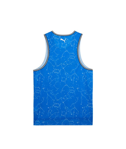Camiseta de Basquetebol Puma paverse, Mountain Blue-Aop,... 2