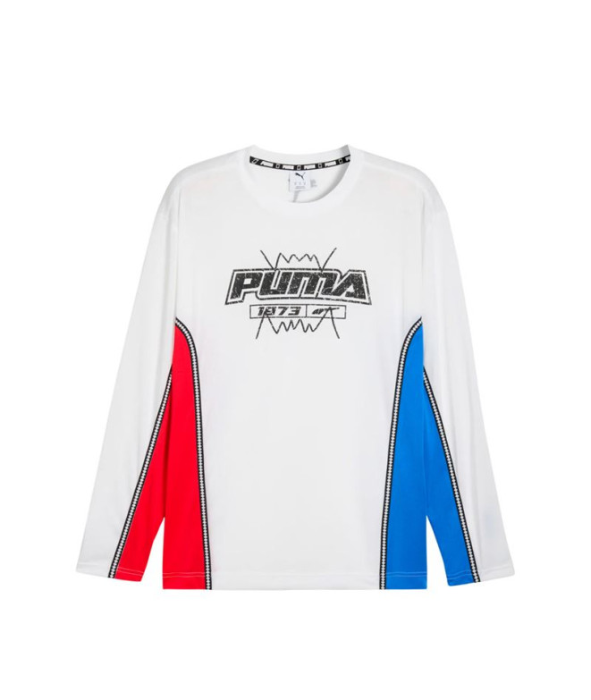 T-shirt de Basket-ball Puma paverse Sting, Blanc, Homme