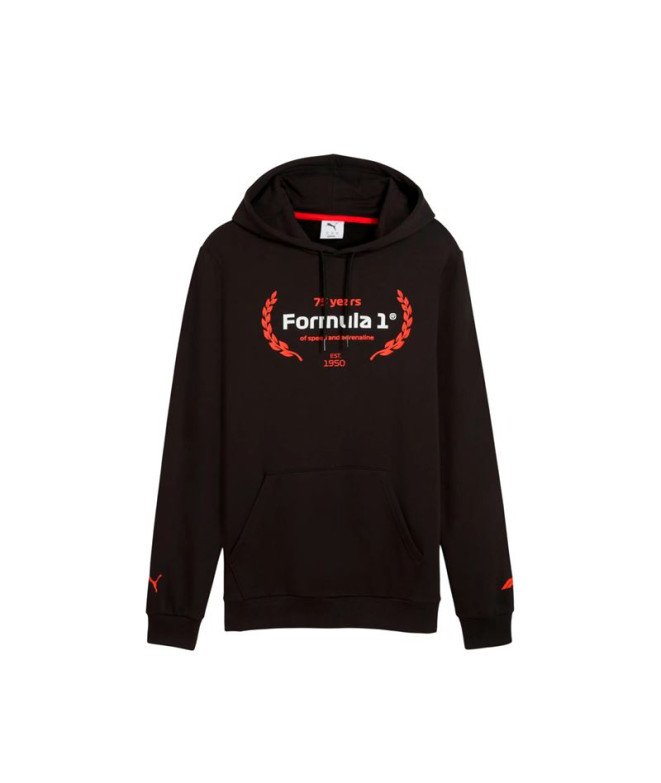 Sudadera Puma F1 Essentials Logo Graphic, Black, Hombre