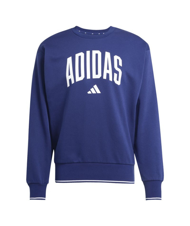 Sweat adidas Collegiate Sw Homme Bleu Foncé
