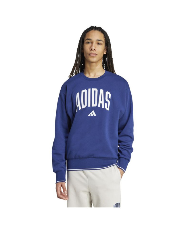 Sweat adidas Collegiate Sw Homme Bleu Foncé