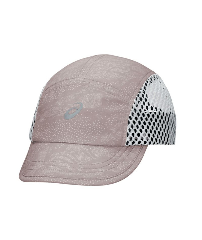 Casquette de Running ASICS Fujitrail Cap Gris/Rosa Clair