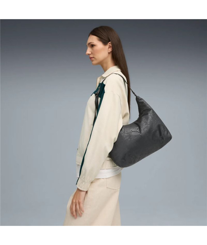 Bolsa Puma Pop Slouchy Hobo Bag Preto - Mulher