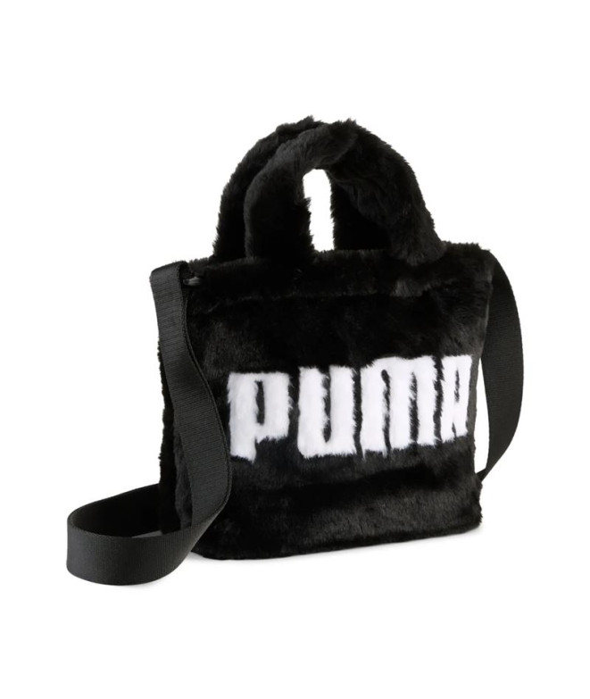 Sac à dos Puma Up Faux Fur Mini Sho Noir Femme