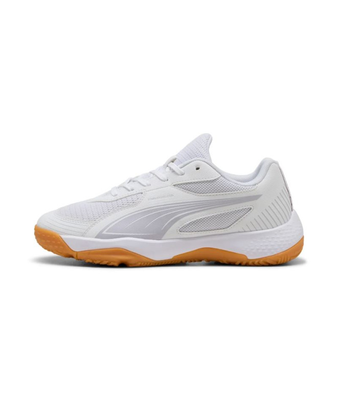 Chaussures Puma Solarflash Iii Blanc-Lilas Enfant