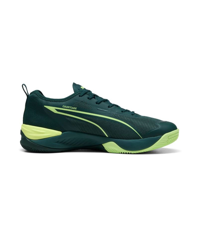 Zapatillas de Fútbol sala Puma Eliminate Nitro 4 Verde Terrain Fizz Hombre
