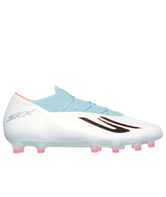 Botas de fútbol Skechers Skx_2 Elite Ag Hombre Blanco/Turquesa