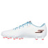 Botas de fútbol Skechers Skx_2 Academy Ag Hombre Blanco/Turquesa