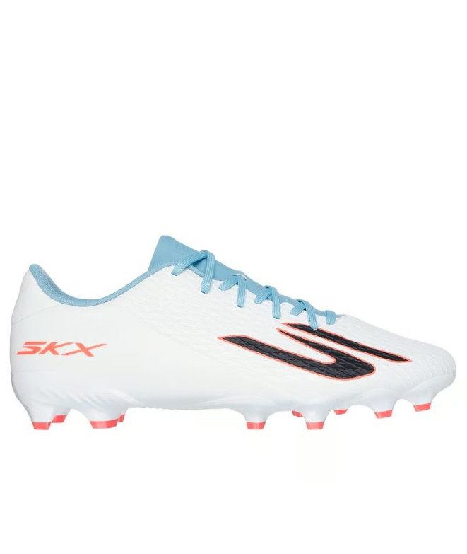 Botas de fútbol Skechers Skx_2 Club Mg Hombre Blanco/Turquesa