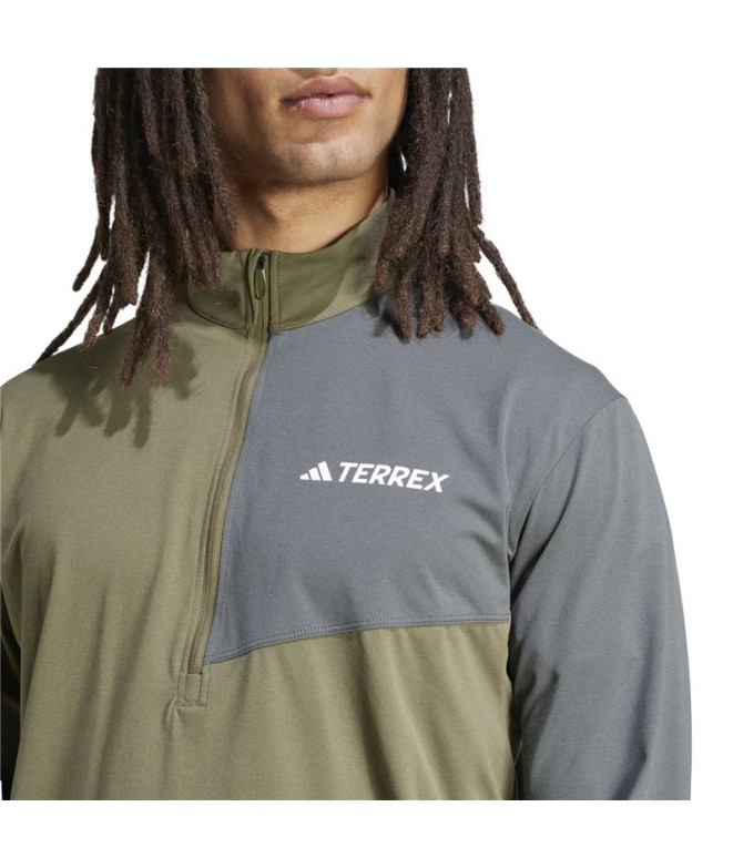 T-shirt de Montagne adidas Mt Halfz Ls Homme...