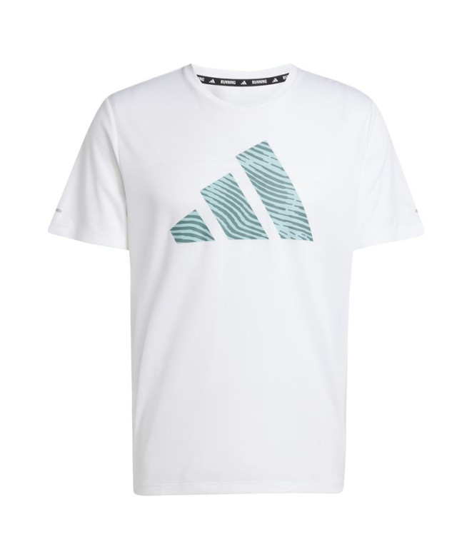 Camiseta de Running adidas Adi365 E Bl Homem Branco