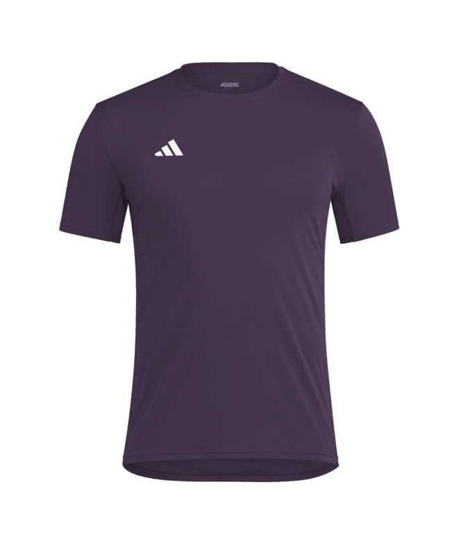 Camiseta de Running adidas Adizero E Tee Homem Preto