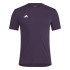 Camiseta de Running adidas Adizero E Tee Homem Preto