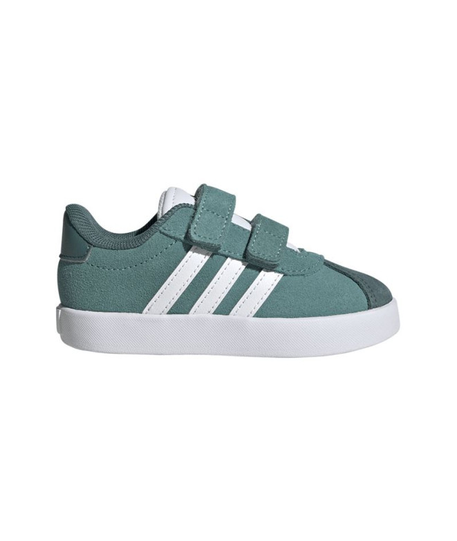 Sapatilhas adidas VL Court 3.0 Cf Infantil Azcepo / Negro / Azcead