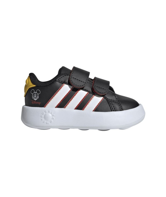 Sapatilhas adidas Grand Court Mickey Cf Infantil Preto