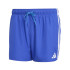 Maillot de bain de Natation adidas 3S Bld Sh 3In Homme Bleu