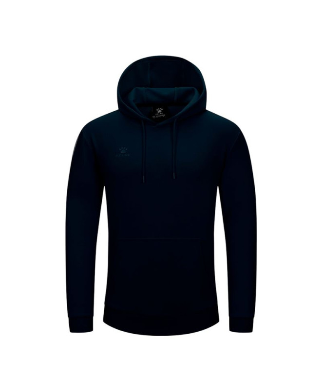 Moletom de Futebol Kelme Hoodie Road Sr Homem Azul Marinho