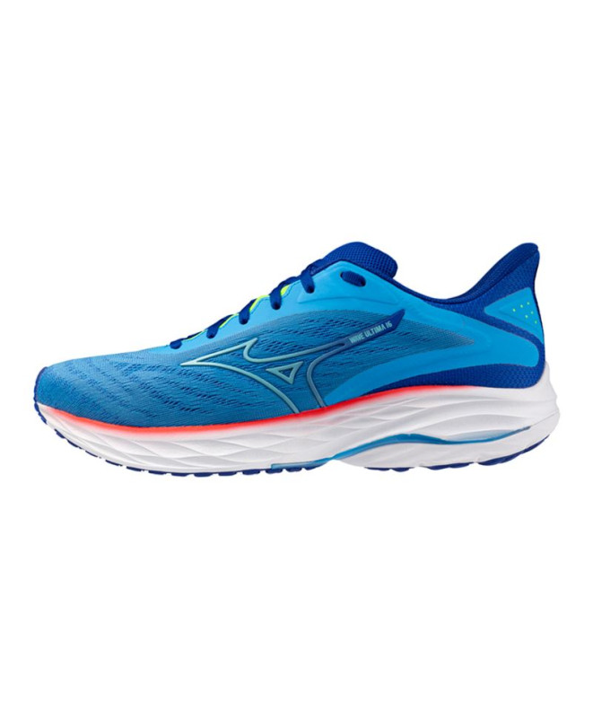Sapatilhas de Running Mizuno Wave Ultima 16 Homem Azul/Citrus/Capri Bre