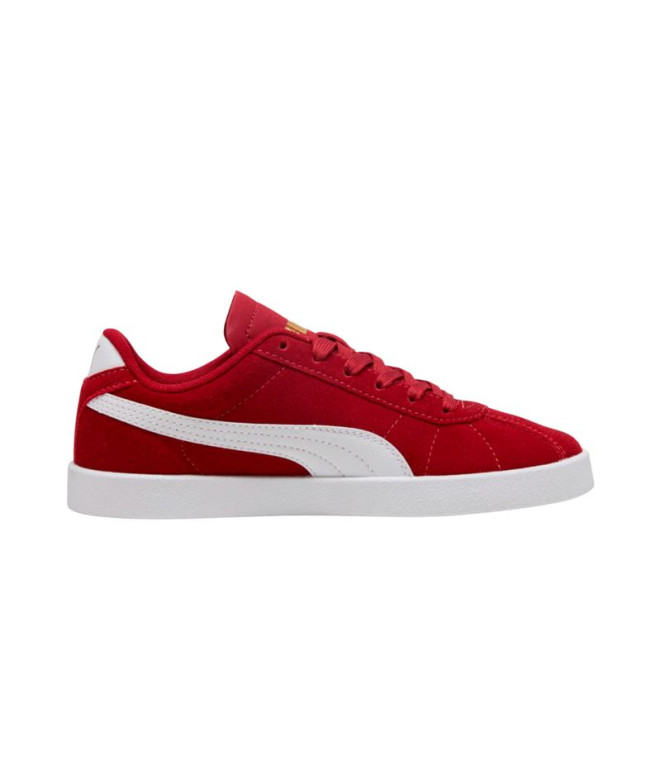 Chaussures Puma Club II Dark Crimson Blanc Enfant