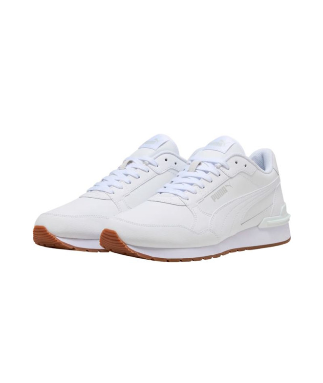 Chaussures Puma St Runner V4 L Blanc-Glacial Gr