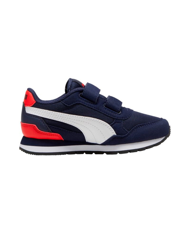 Zapatillas Puma St Runner V4 Mesh V Azul Marino Niño