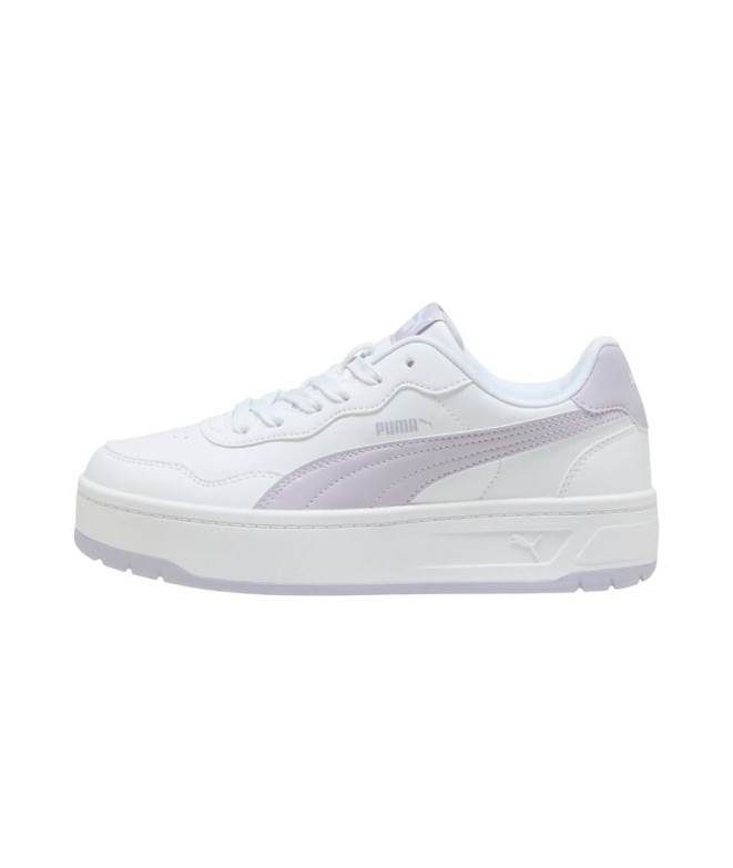 Sapatilhas Puma Court Lally Skye Branco-Lilás...